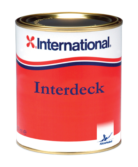 Нескользящая краска для палубы Interdeck (бежевая) 0,75 л