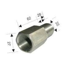 Адаптер удлинитель для рулевого троса  ДУ Mercury (аналог А.235)