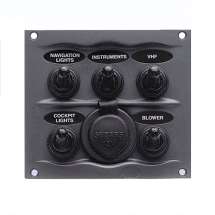 Панель переключателей 5шт со штепселем