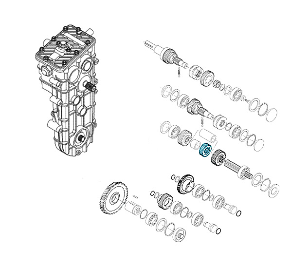 Шестерня КПП снегохода BRP 156060-24