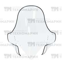 Стекло ветровое Yamaha RS Venture (65см, 2мм)