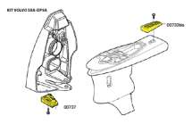 Комплект алюминиевых анодов для Volvo Penta SX