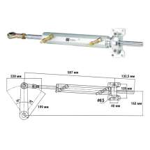 Гидроцилиндр алюминиевый 215 куб.см