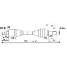 Привод для BRP ATV-CA-834