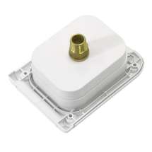 Внешний вывод в боксе с быстросъемным штуцером 1/2" SUNFINE, белый