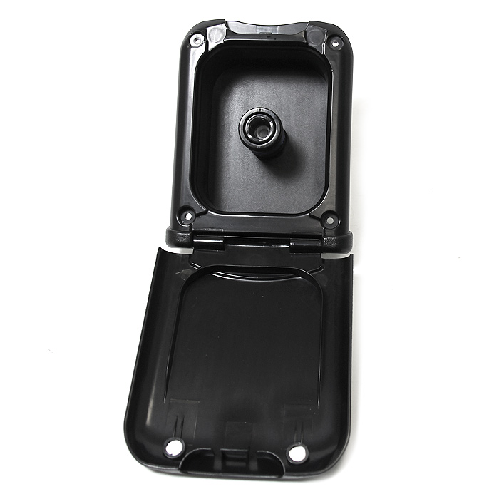 Внешний вывод в боксе с быстросъемным штуцером 1/2" SUNFINE, черный